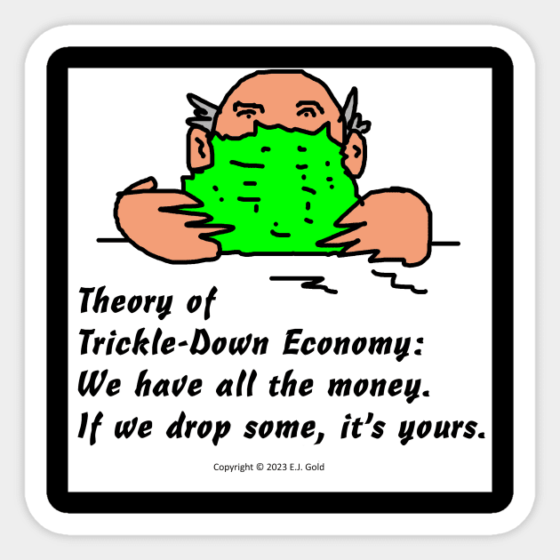 Trickle-Down Economy Sticker by Prosperity Path